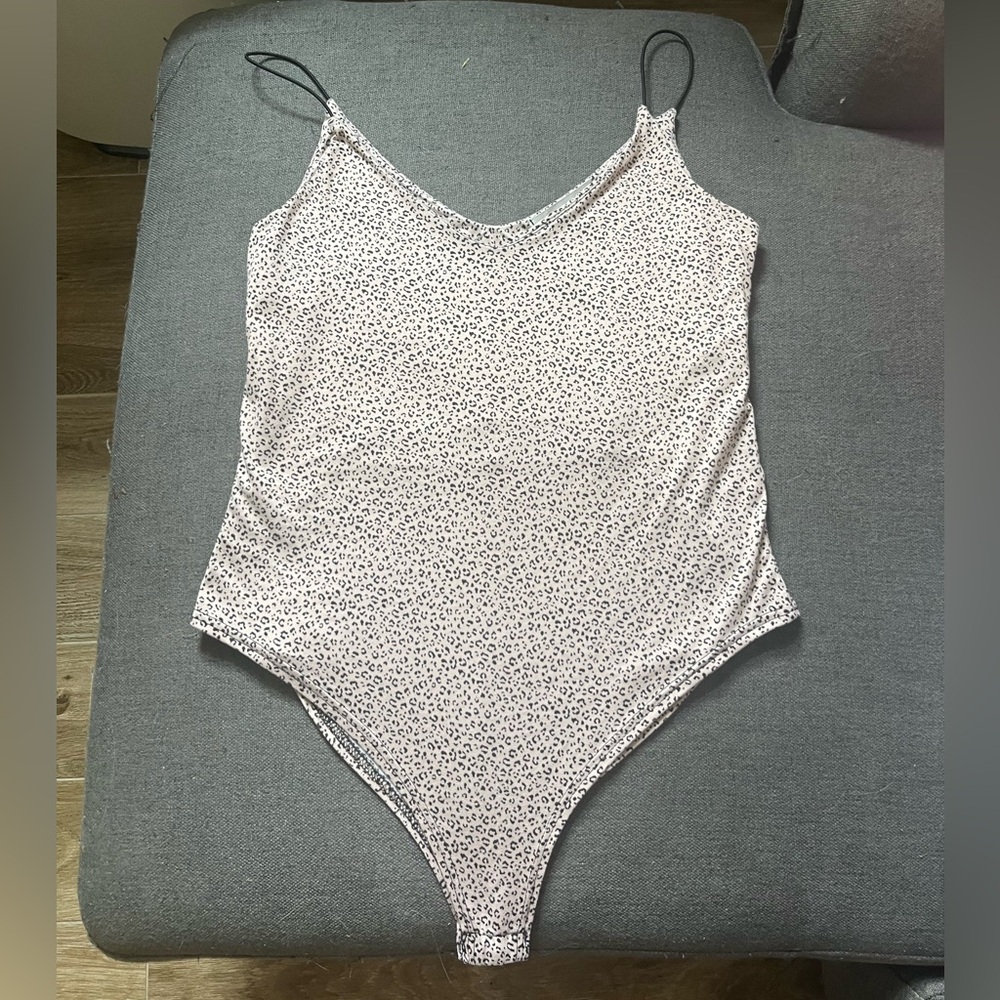 Cheetah print body suit
